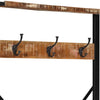 Klesstativ flerfarget 80x40x190 cm gjenvunnet heltre