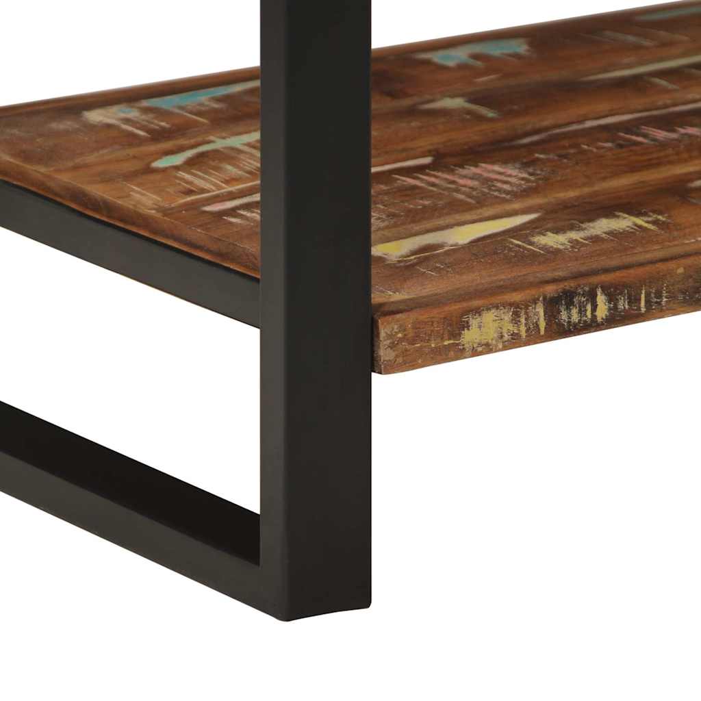 Klesstativ flerfarget 80x40x190 cm gjenvunnet heltre