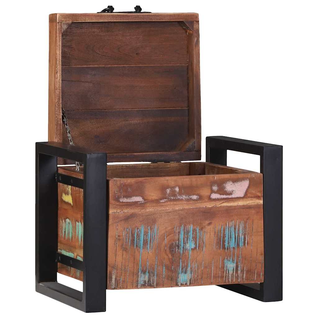 Oppbevaringskister 40 x 30 x 30 cm Massivt gjenvunnet tre