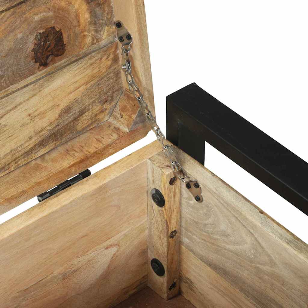 Oppbevaringskister Brun 80 x 30 x 30 cm Massivt mangotre