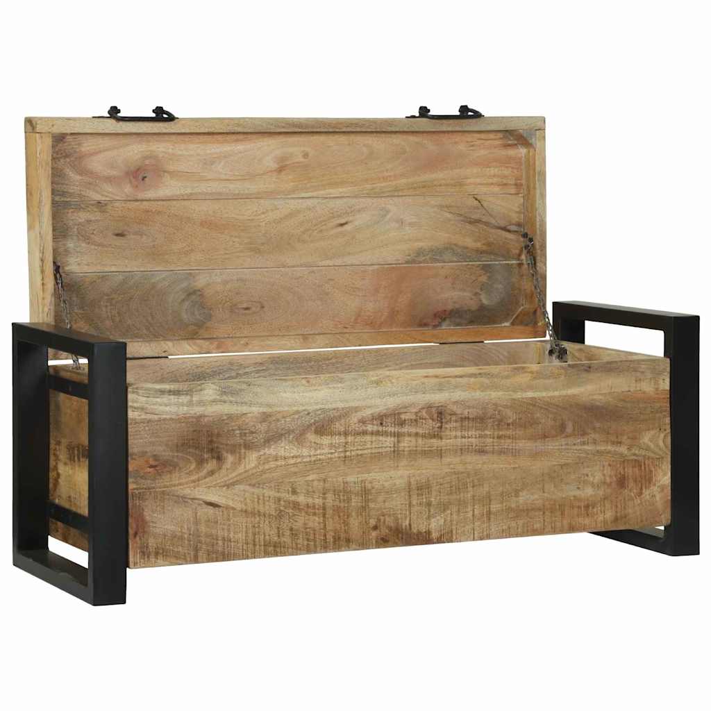 Oppbevaringskister Brun 80 x 30 x 30 cm Massivt mangotre