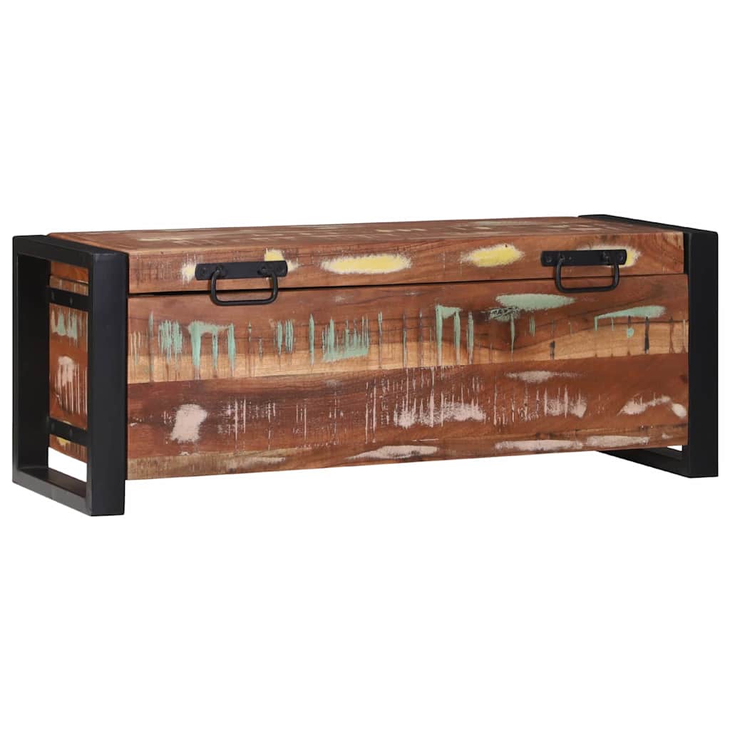 Oppbevaringskister 80 x 30 x 30 cm Massivt gjenvunnet tre