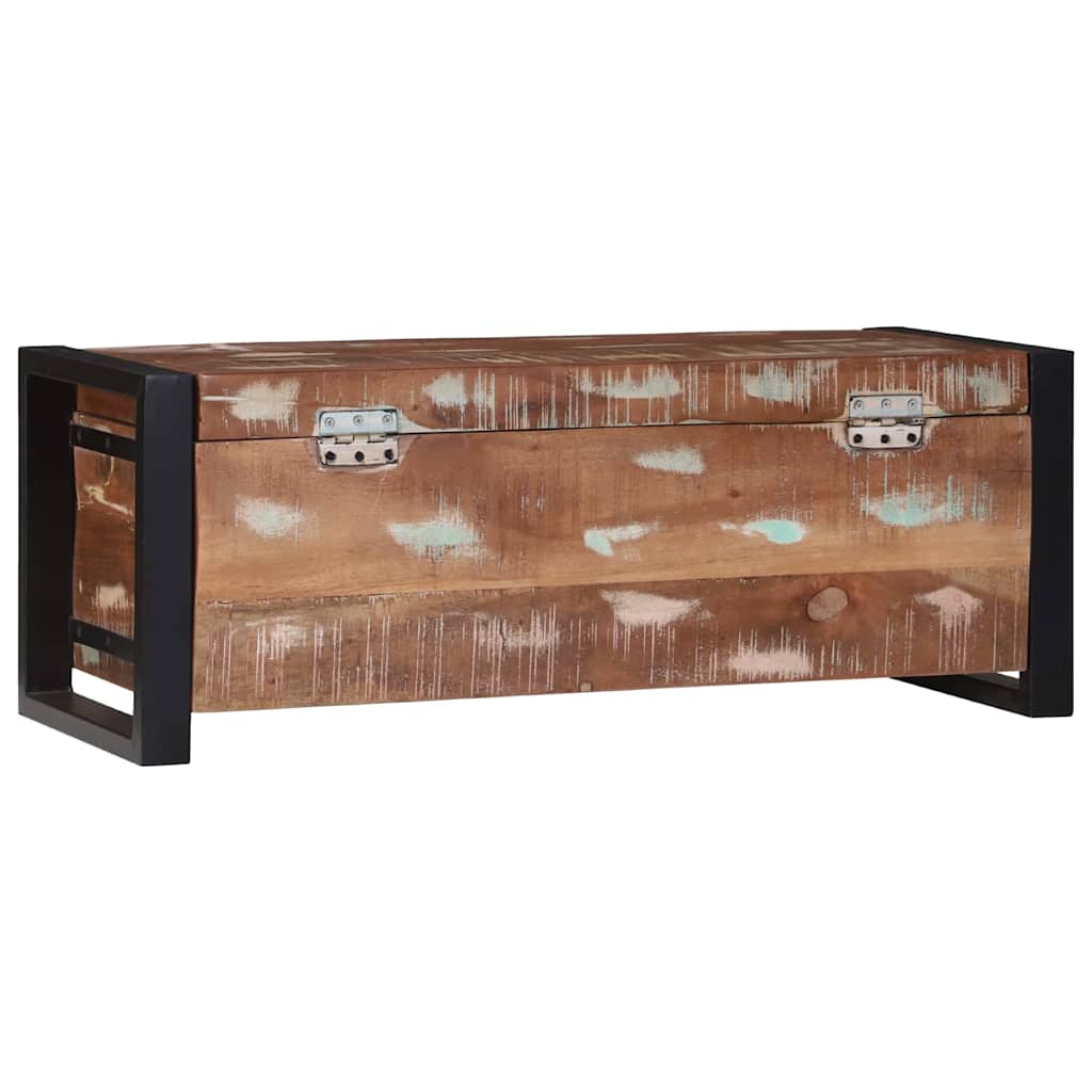 Oppbevaringskister 80 x 30 x 30 cm Massivt gjenvunnet tre