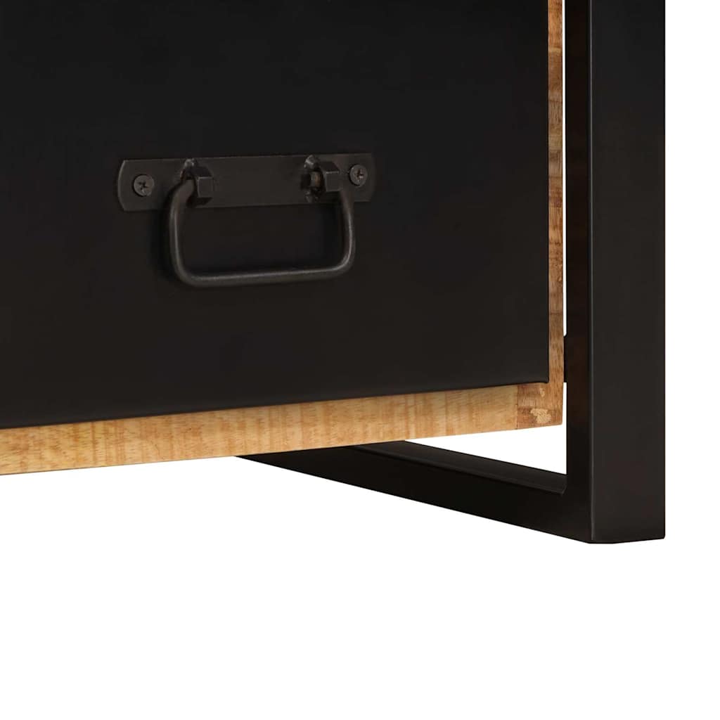 Klesstativ med skuff Brun 40 x 40 x 90 cm Massiv mango tre