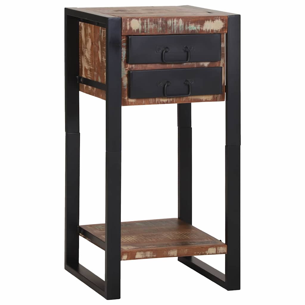 Avlastningsbord Flerfarget 40 x 40 x 80 cm Massiv Reclaim Tre