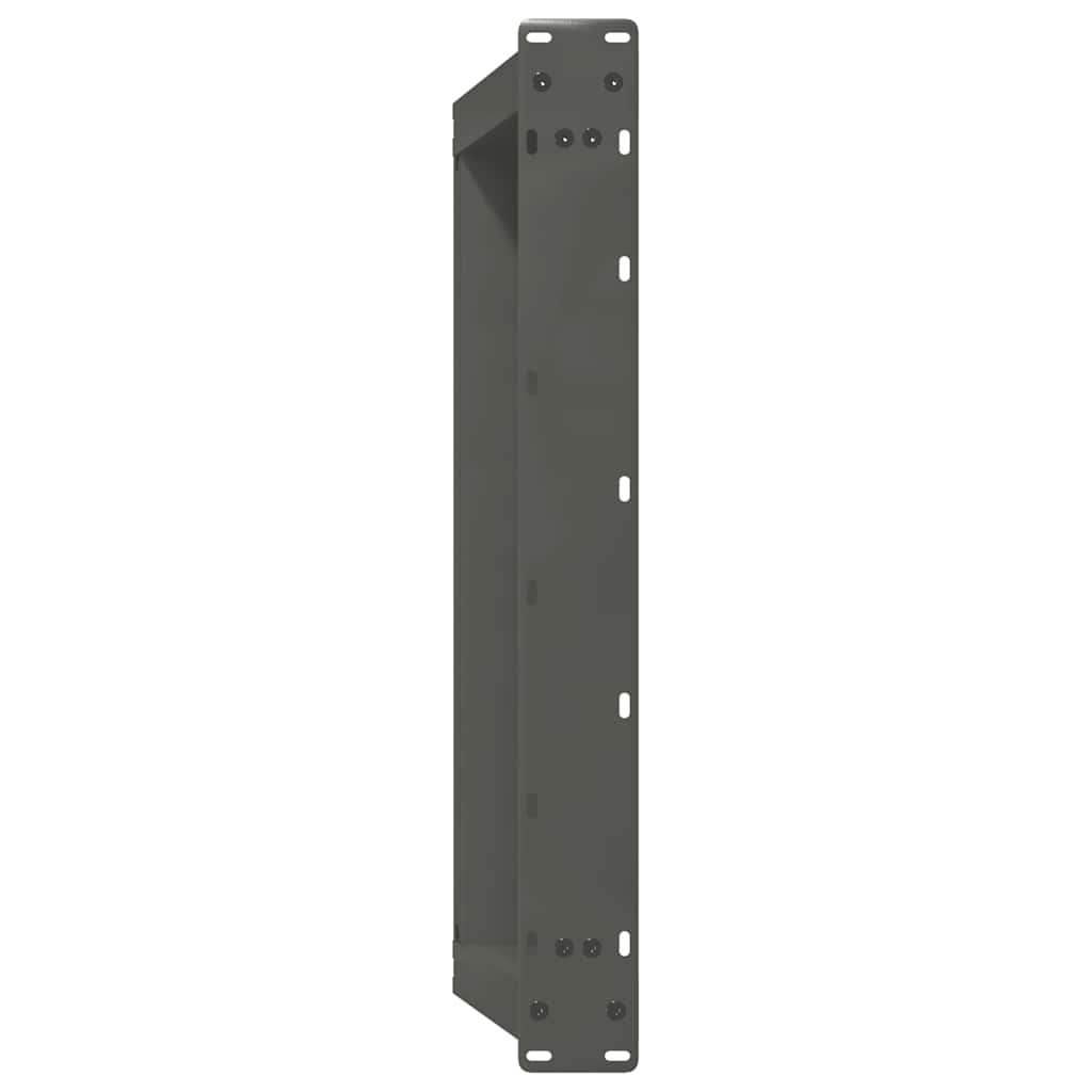Salongbordben U-formet 2 stk antrasitt 60x(30-31) cm stål