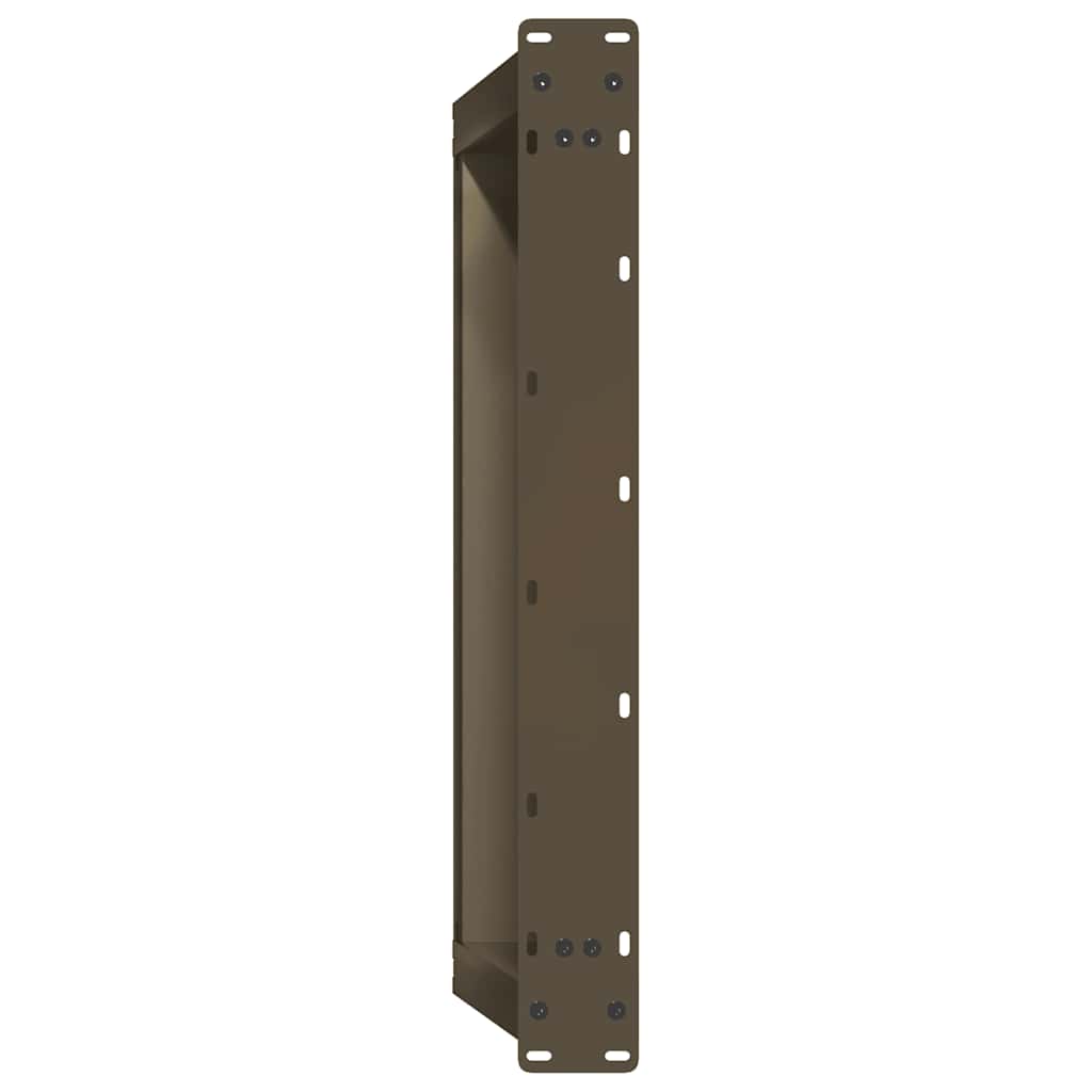 Salongbordben U-formet 2 stk naturstål 60 x (30-31) cm stål