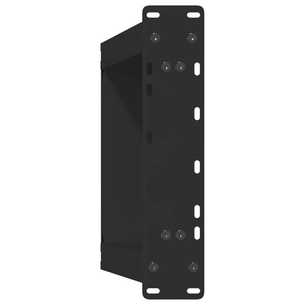 Salongbordben U-formet 2 stk svart 38 x (42-43) cm stål