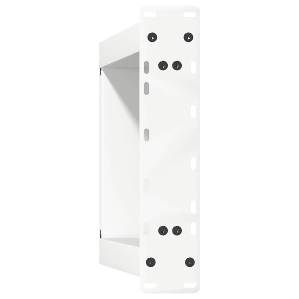 Salongbordben U-formet 2 stk hvit 38 x (42-43) cm stål