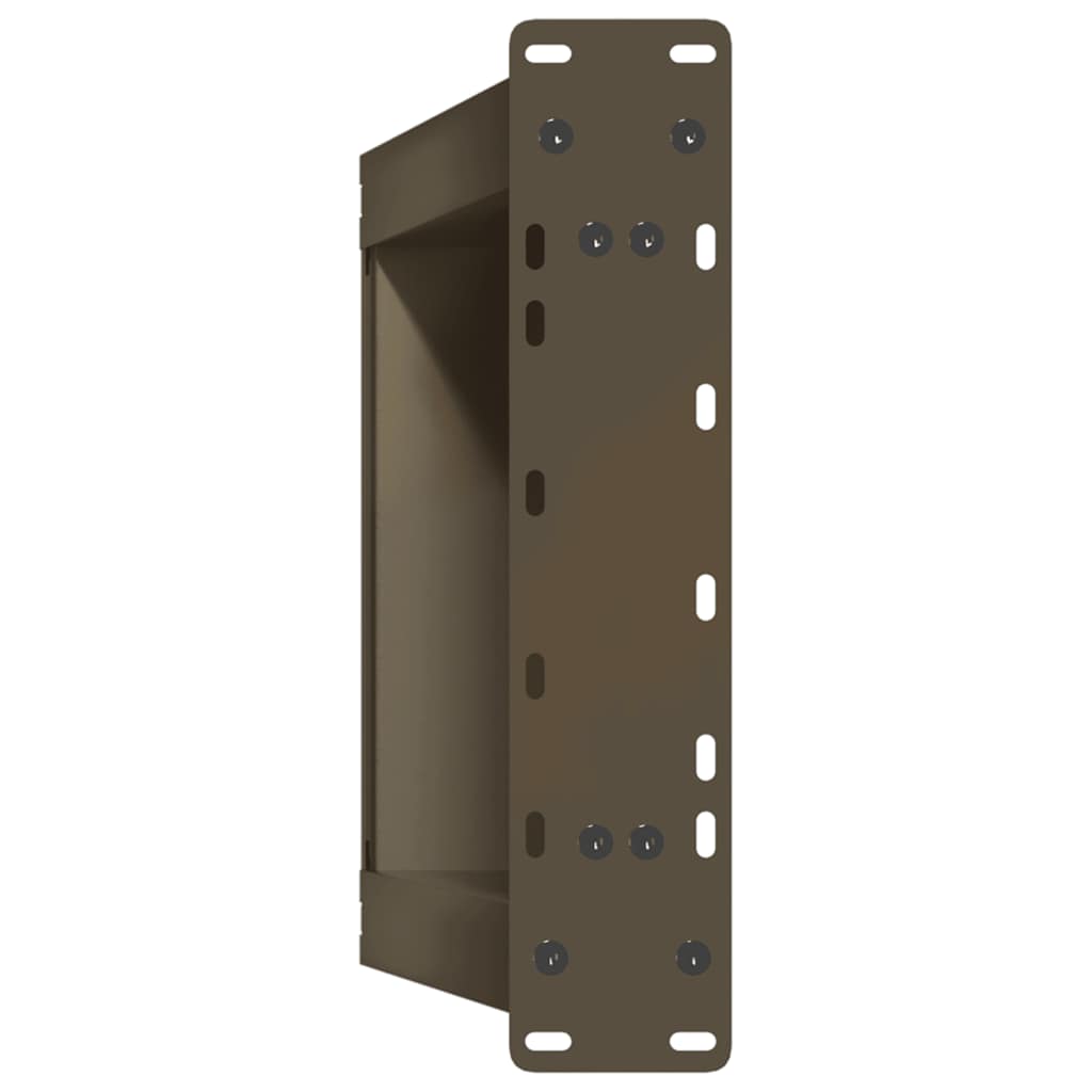 Salongbordben U-formet 2 stk naturstål 38 x (42-43) cm stål