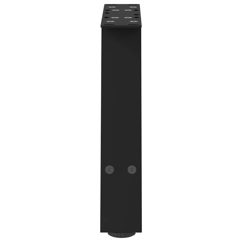 Salongbordben A-formet 2 stk svart 30x(30-31) cm stål
