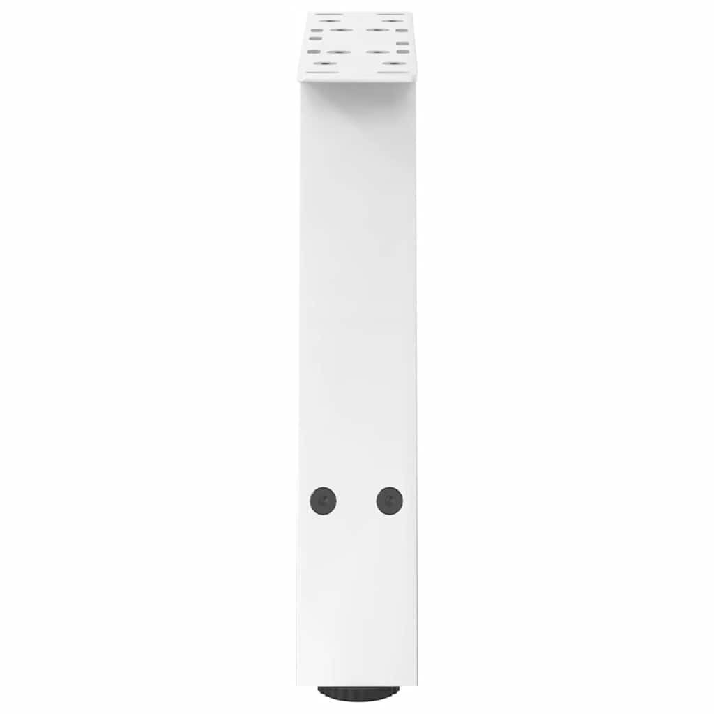 Salongbordben A-formet 2 stk hvit 30x(30-31) cm stål