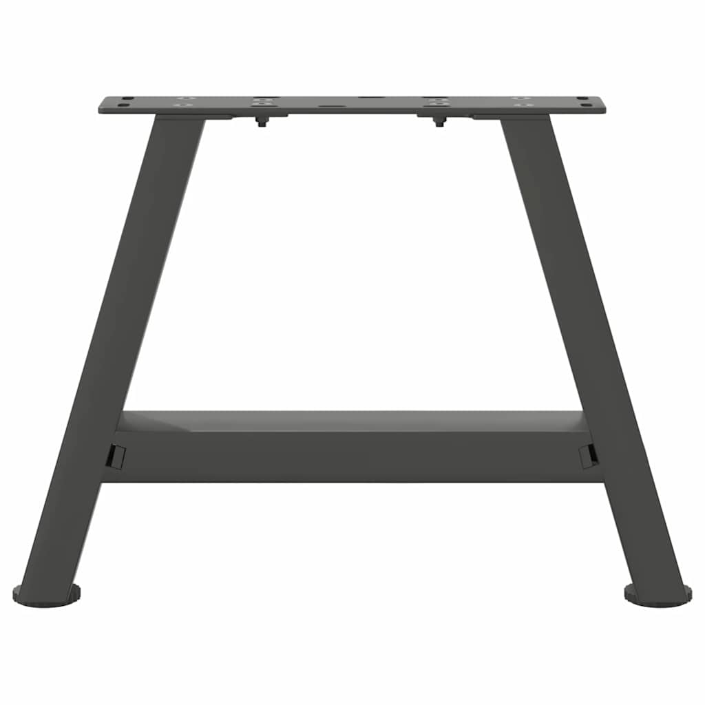 Salongbordben A-formet 2 stk antrasitt 50x(30-31) cm stål