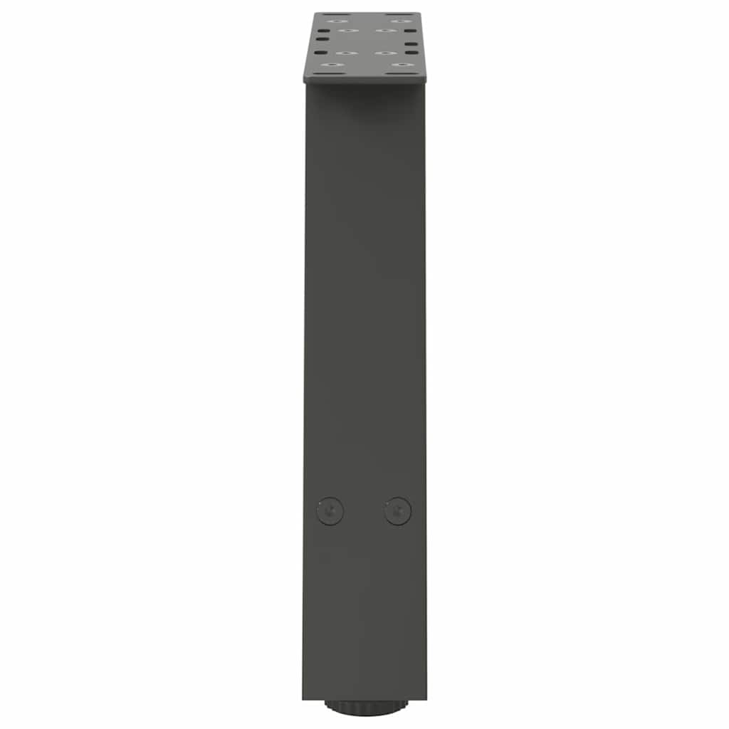 Salongbordben A-formet 2 stk antrasitt 50x(30-31) cm stål
