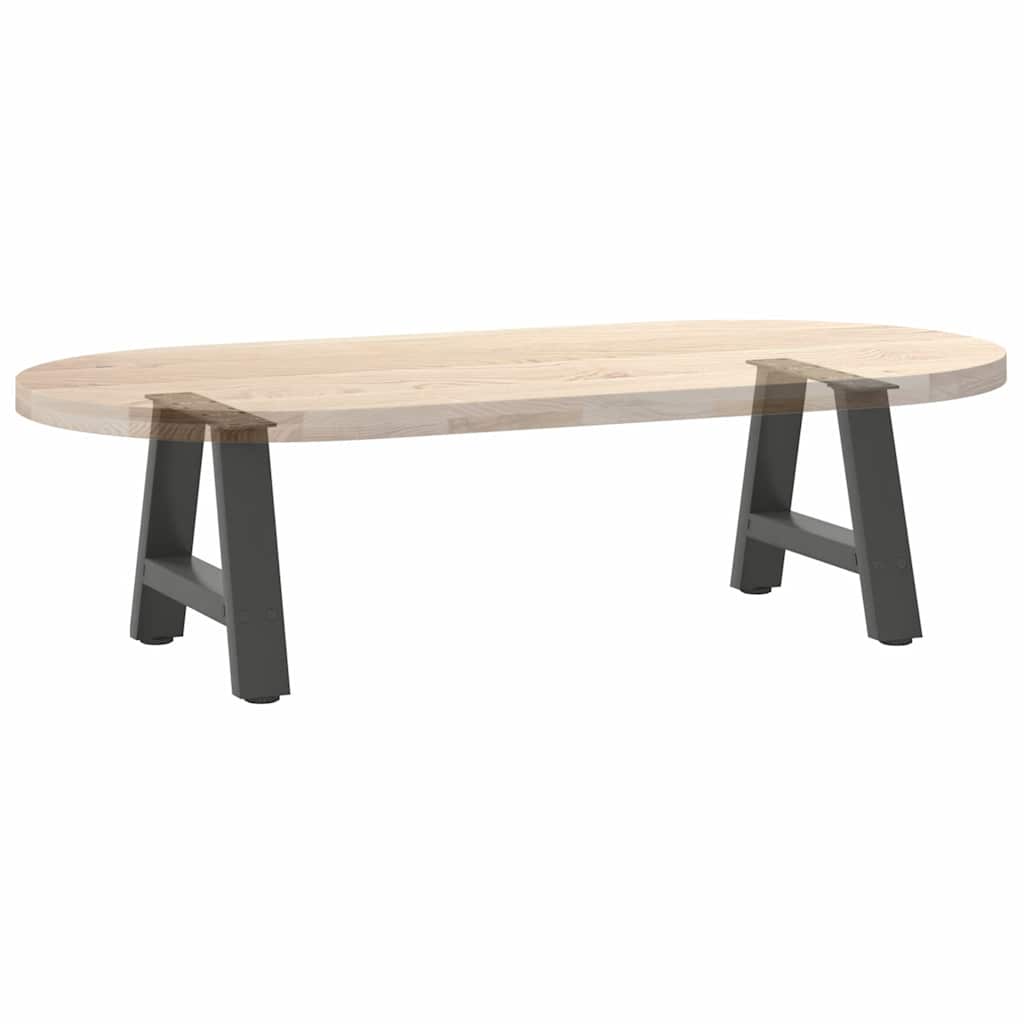 Salongbordben A-formet 2 stk antrasitt 50x(30-31) cm stål