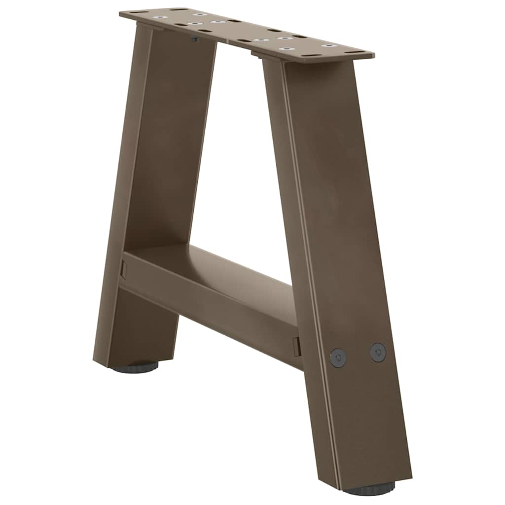 Salongbordben A-formet 2 stk 50x(30-31) cm stål