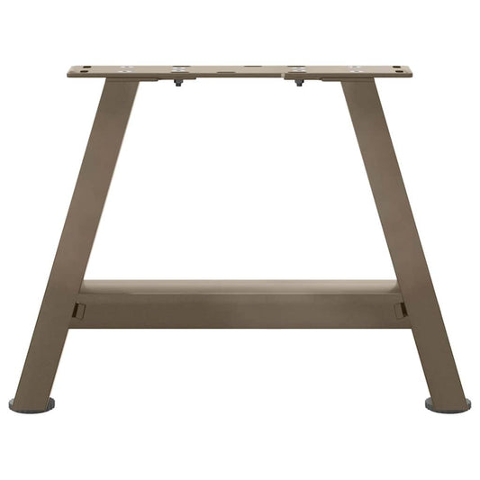 Salongbordben A-formet 2 stk 50x(30-31) cm stål