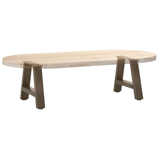 Salongbordben A-formet 2 stk 50x(30-31) cm stål