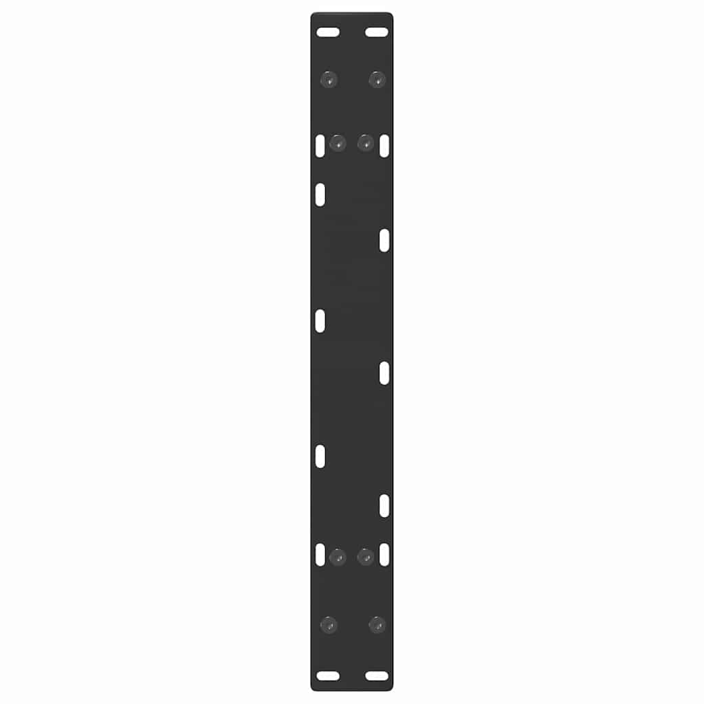 Salongbordben A-formet 2 stk svart 60x(30-31) cm stål
