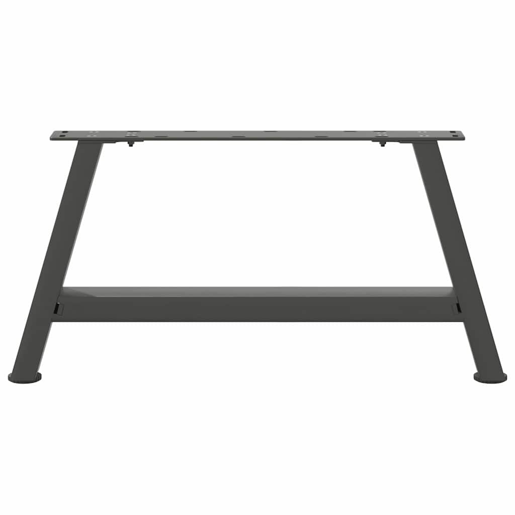 Salongbordben A-formet 2 stk antrasitt 60x(30-31) cm stål