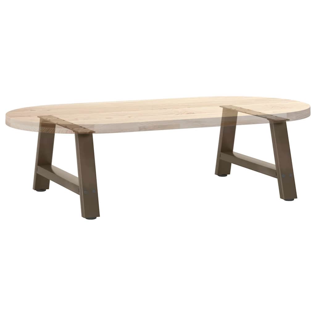 Salongbordben A-formet 2 stk 60 x (30-31) cm stål