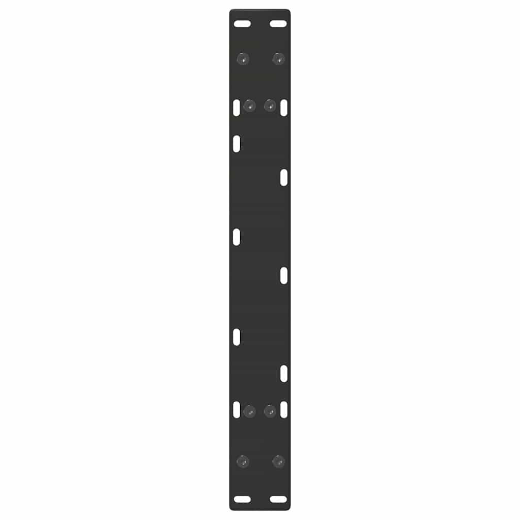 Salongbordben A-formet 2 stk svart 70 x (30-31) cm stål