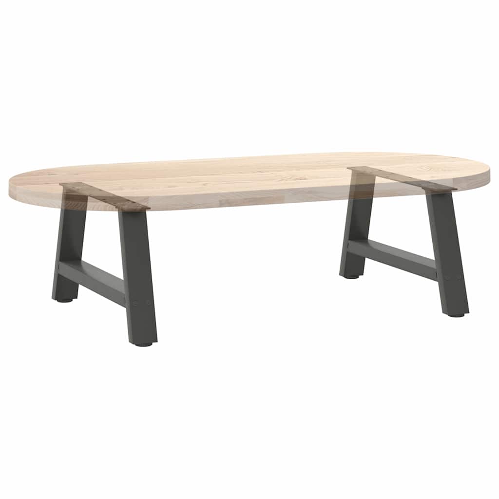 Salongbordben A-formet 2 stk antrasitt 70x(30-31) cm stål