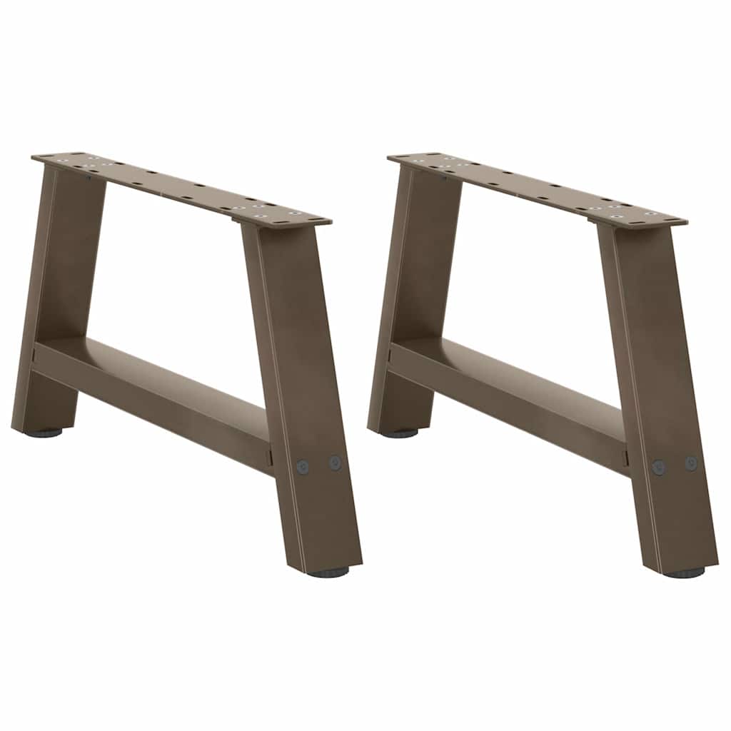 Salongbordben A-formet 2 stk 70 x (30-31) cm stål