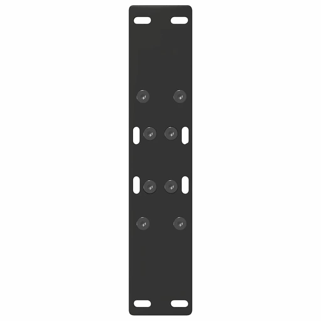 Salongbordben A-formet 2 stk svart 38 x (42-43) cm stål
