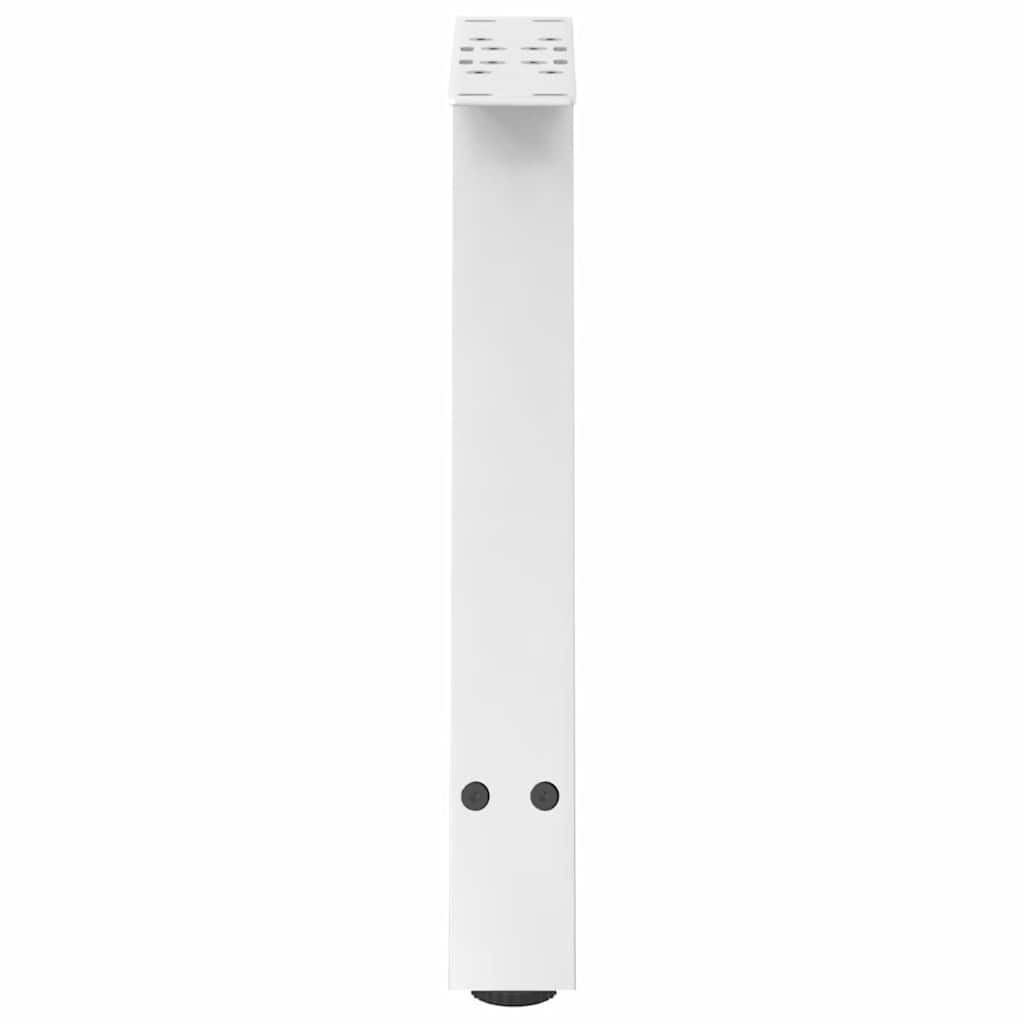 Salongbordben A-formet 2 stk hvit 38 x (42-43) cm stål