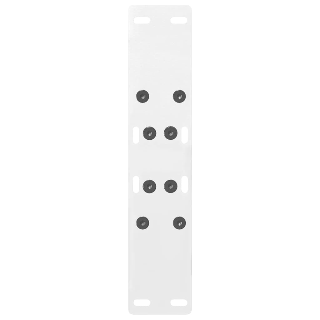 Salongbordben A-formet 2 stk hvit 38 x (42-43) cm stål
