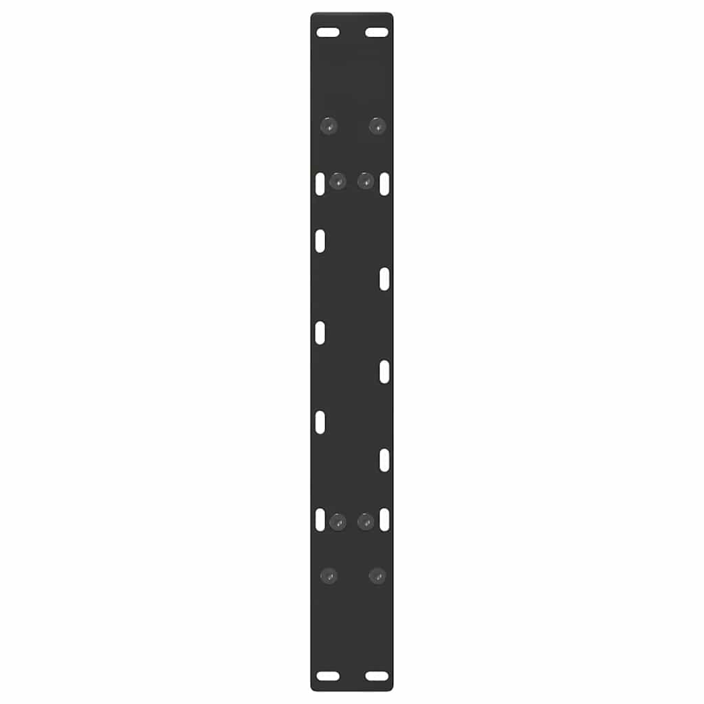 Salongbordben A-formet 2 stk svart 60 x (42-43) cm stål