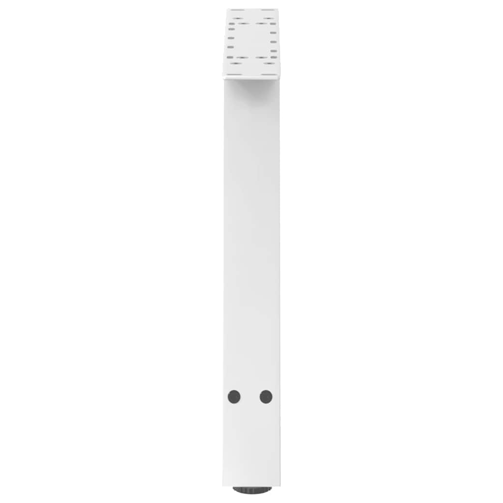 Salongbordben A-formet 2 stk hvit 60 x (42-43) cm stål