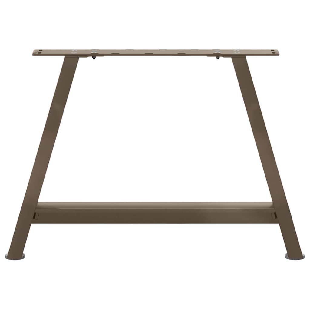 Salongbordben A-formet 2 stk 60 x (42-43) cm stål