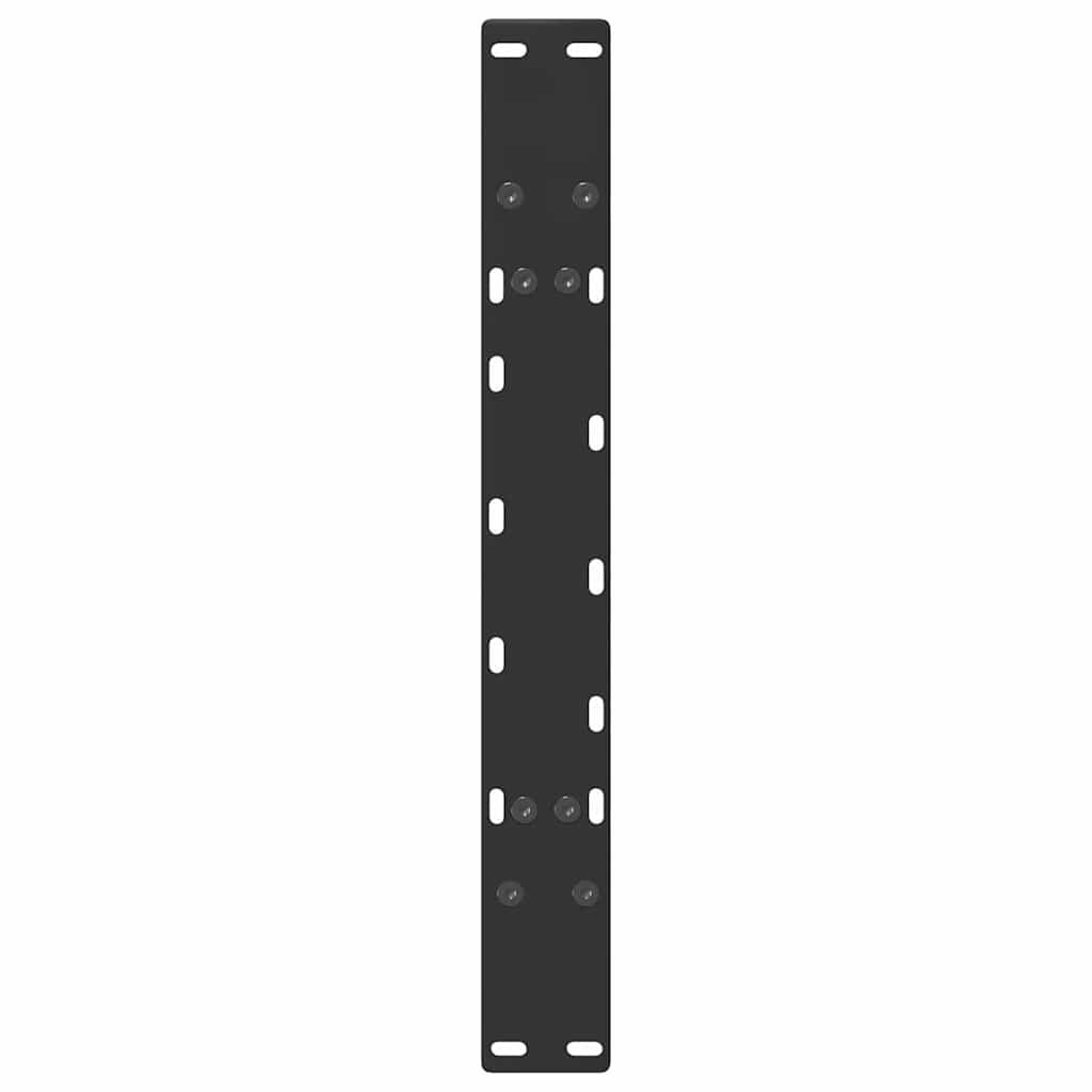 Salongbordben A-formet 2 stk svart 70 x (42-43) cm stål