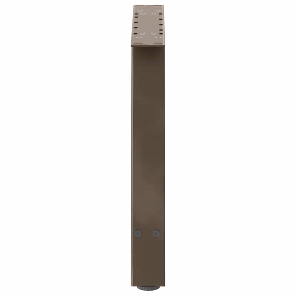 Salongbordben A-formet 2 stk 70 x (42-43) cm stål