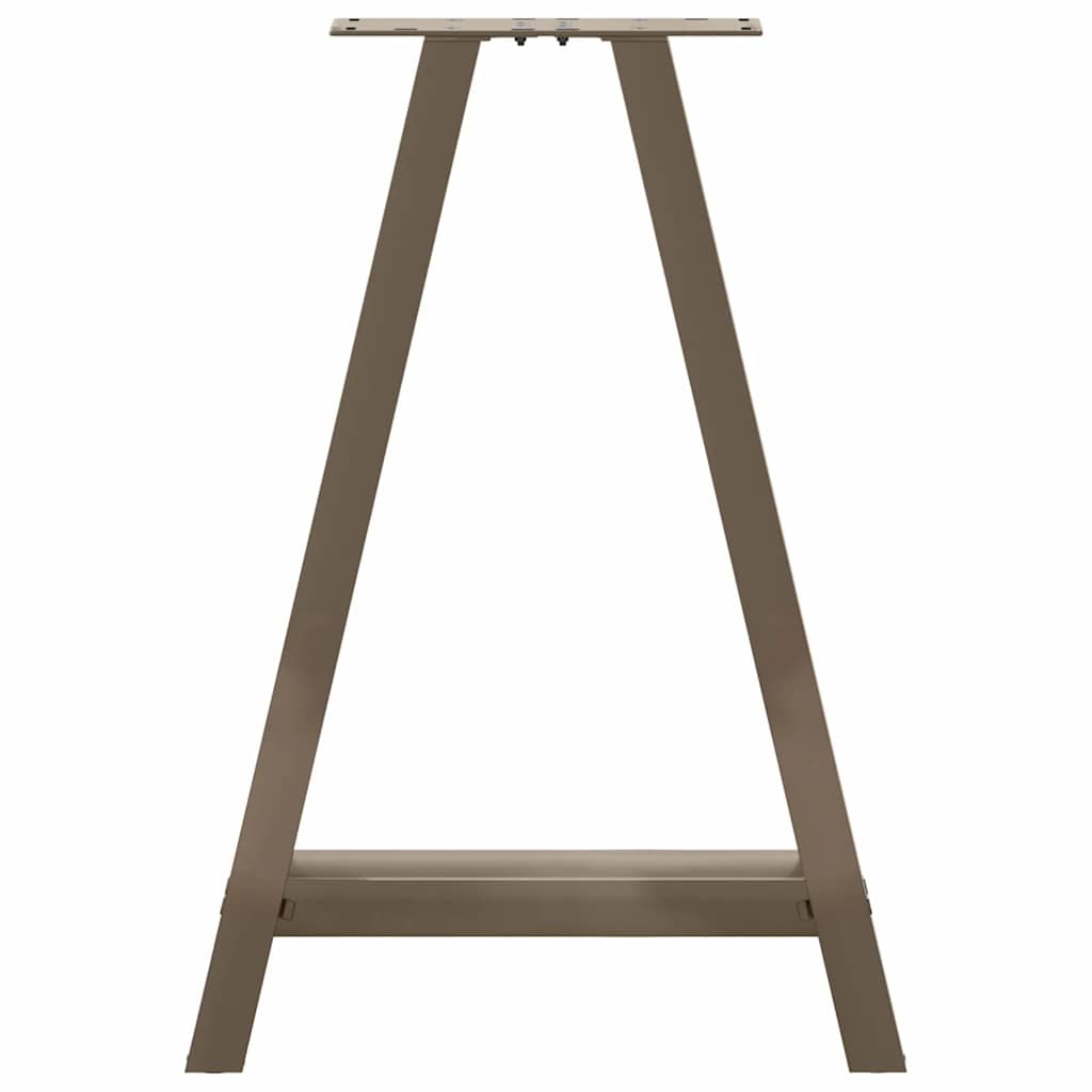 Spisebordben A-formet 2 stk 50x(72-73) cm stål