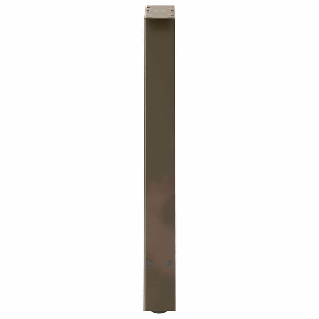 Spisebordben A-formet 2 stk 50x(72-73) cm stål