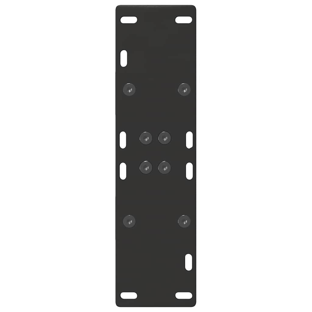 Spisebordben A-formet 2 stk svart 60 x (72-73) cm stål