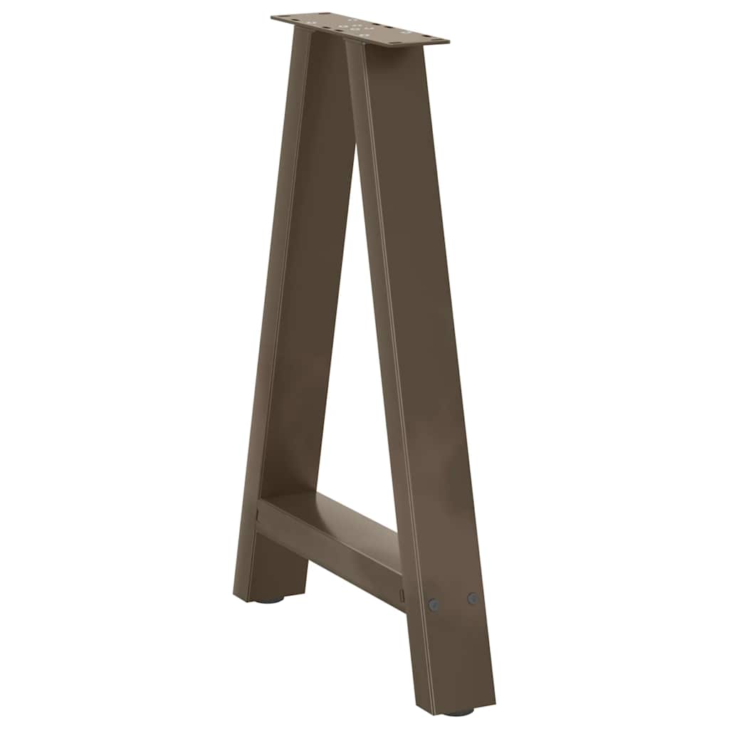 Spisebordben A-formet 2 stk 60 x (72-73) cm stål