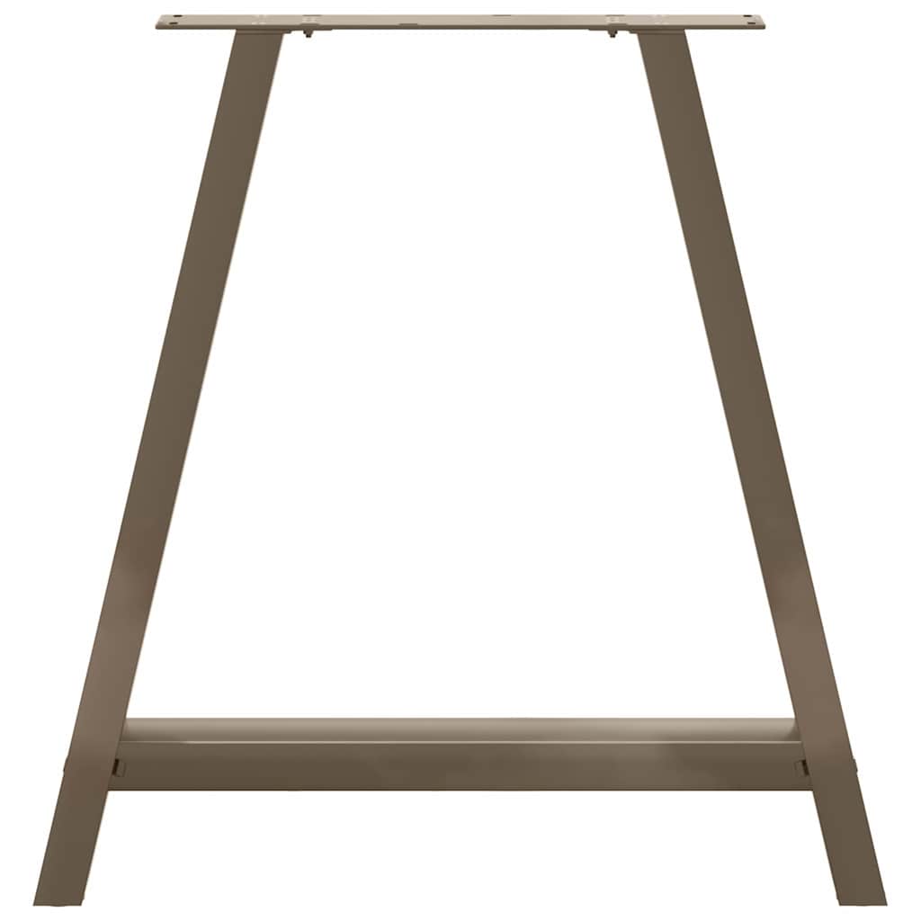 Spisebordben A-formet 2 stk 70 x (72-73) cm stål