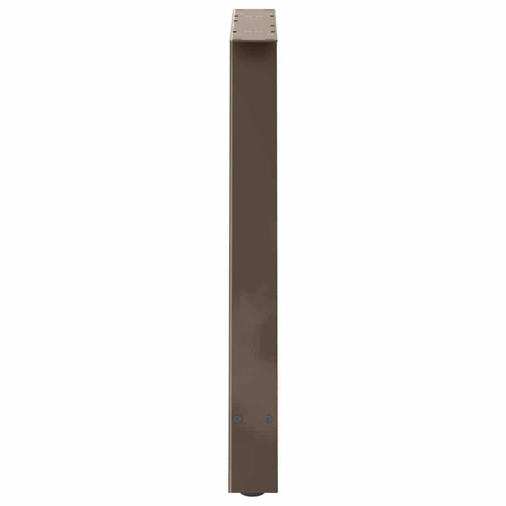 Spisebordben A-formet 2 stk 70 x (72-73) cm stål