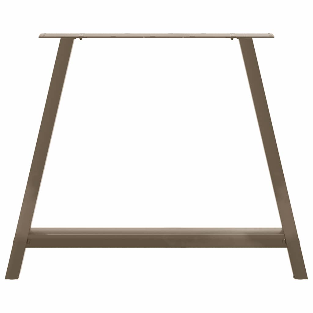 Spisebordben A-formet 2 stk 90 x (72-73) cm stål