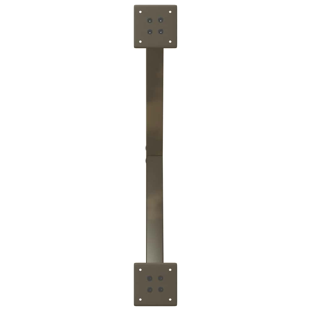 Salongbordben X-formet 2 stk naturstål 70 x (30-31) cm stål