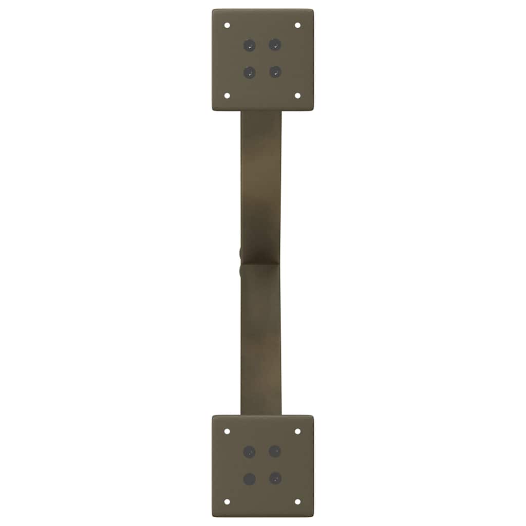 Salongbordben X-formet 2 stk naturstål 60 x (42-43) cm stål