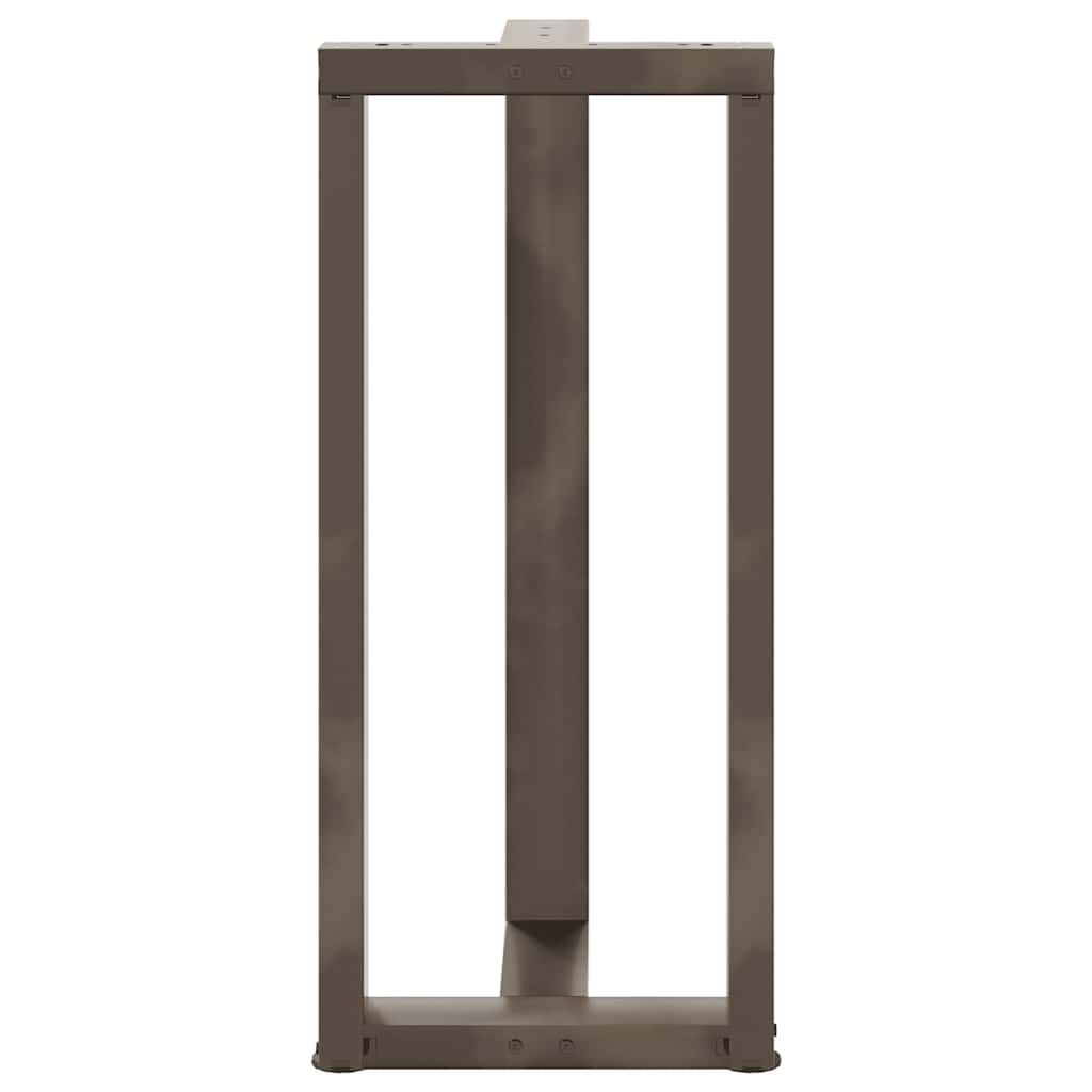 Barbordben T-formet 2 stk svart 40x35x(90-91) cm stål