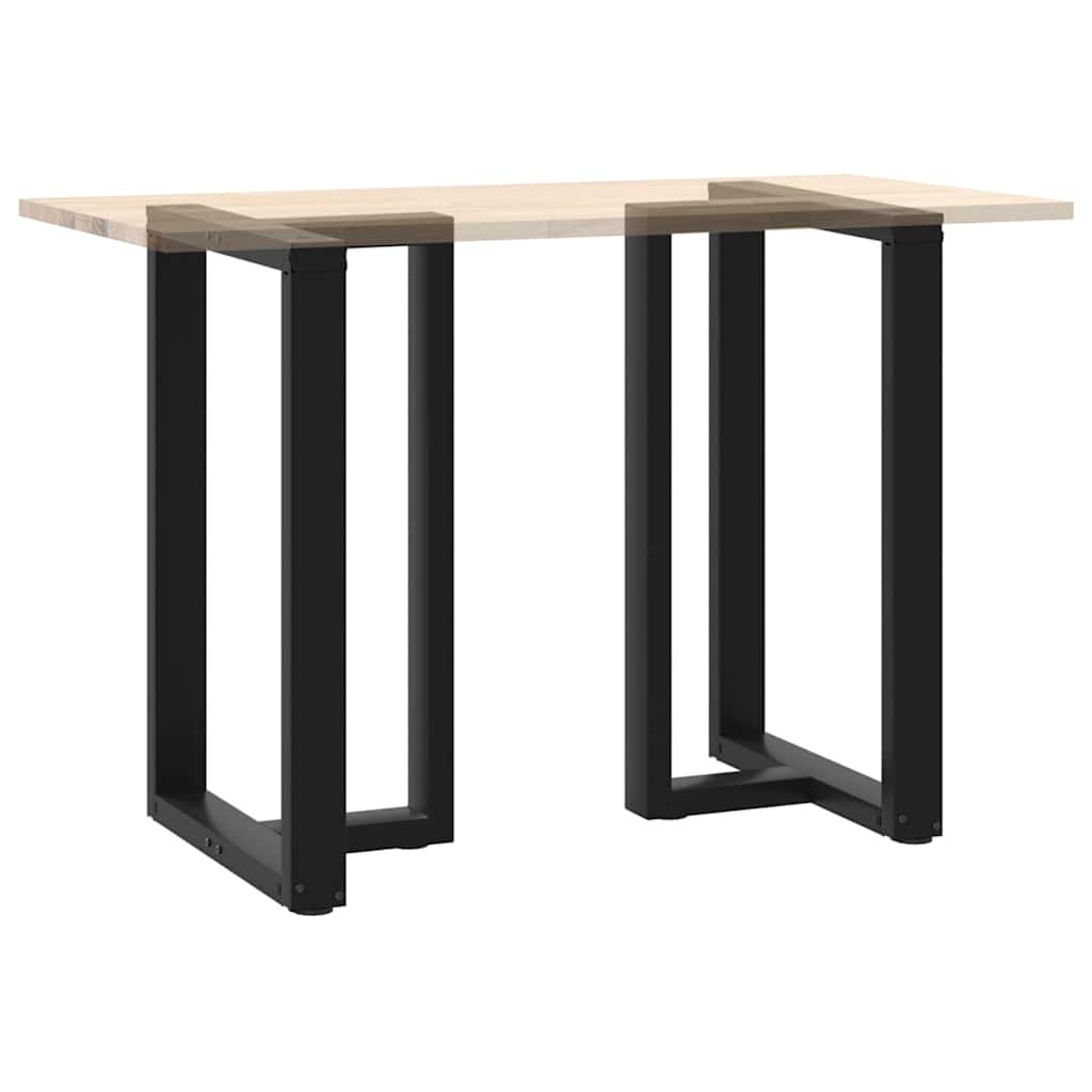 Barbordben T-formet 2 stk svart 60x35x(90-91) cm stål