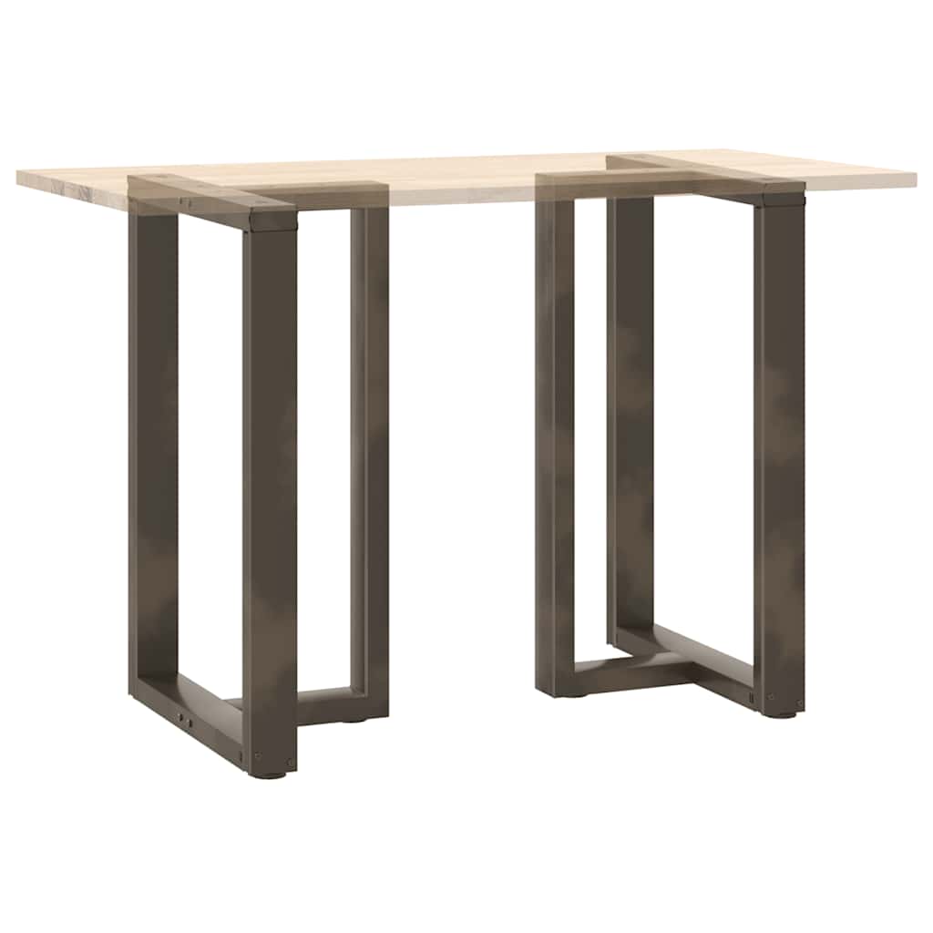 Barbordben T-formet 2 stk svart 60x35x(90-91) cm stål