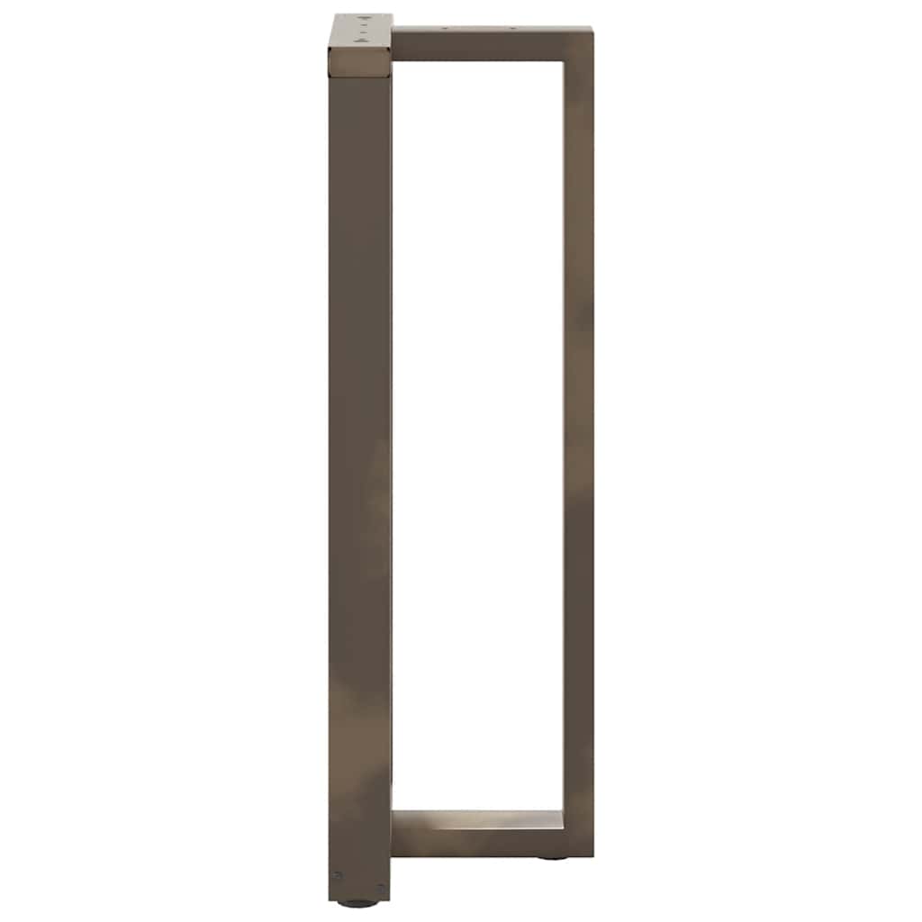 Barbordben T-formet 2 stk svart 40x35x(110-111) cm stål