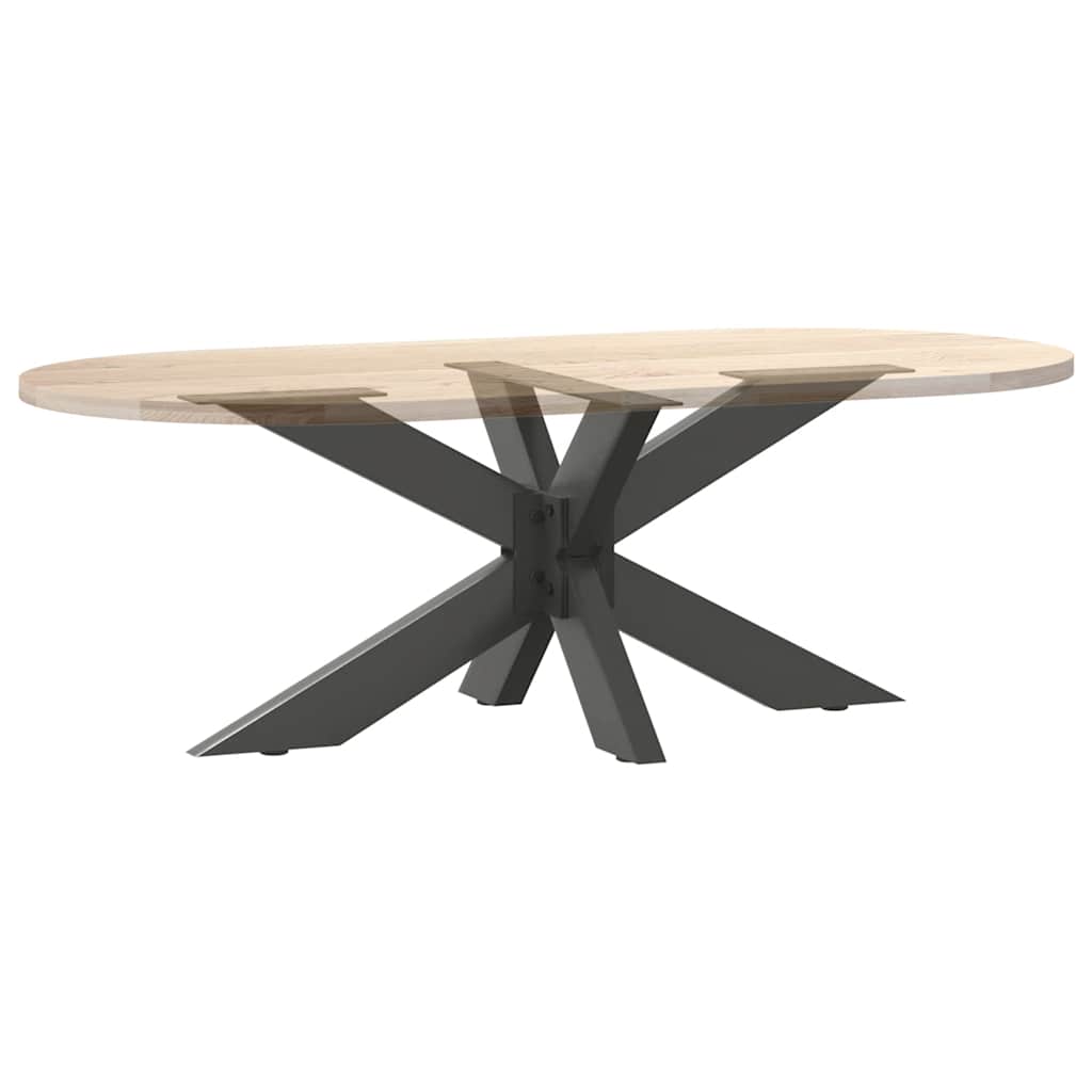 Salongbordben edderkoppformet antrasitt 98x58x(42-43) cm stål